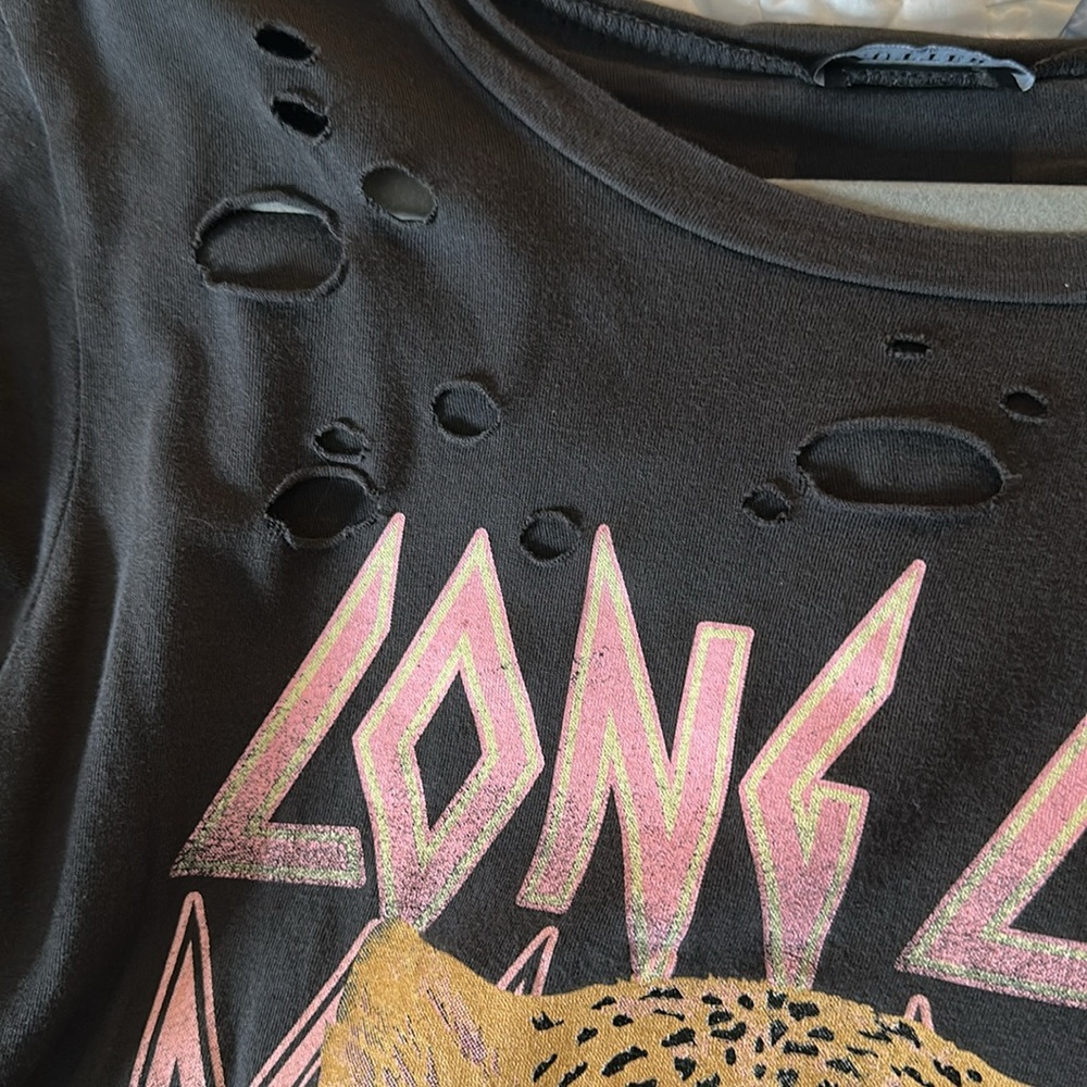 Free People Leopard Print pencil Skirt with Matching Leopard Rock N Roll Shirt L - Picture 11 of 13